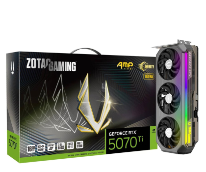 Karta graficzna ZOTAC GeForce RTX 5070 Ti AMP Extreme INFINITY Ultra 16GB GDDR7